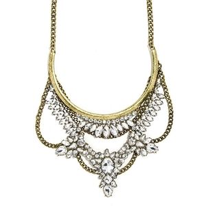BaubleBar Crystal Bib Necklace